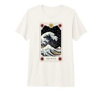 Carte de Tarot The Great Wave Off Kanagawa T-Shirt Haut de Gamme
