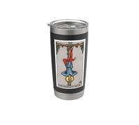 Carte de tarot The Hanged Man Gobelet isotherme en acier inoxydable double paroi
