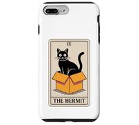 Carte de Tarot The Hermit Mystic Cat in Box Funny Cat Coque pour iPhone 7 Plus/8 Plus
