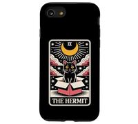 Carte de Tarot The Hermit Mystic Cat in Box Funny Cat Coque pour iPhone SE (2020) / 7/8