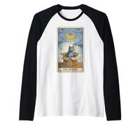 Carte de Tarot The Hermit Mystic Cat in Box Funny Cat Manche Raglan