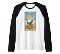 Carte de Tarot The Hermit Mystic Cat in Box Funny Cat Manche Raglan