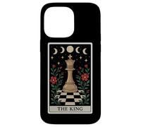 Carte de Tarot The King Chess Player Master Witchy Moon Coque pour iPhone 14 Pro Max