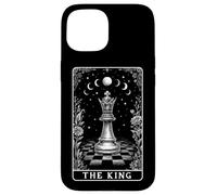 Carte de Tarot The King Chess Player Master Witchy Moon Coque pour iPhone 15