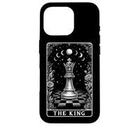 Carte de Tarot The King Chess Player Master Witchy Moon Coque pour iPhone 16 Pro