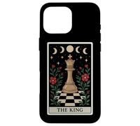 Carte de Tarot The King Chess Player Master Witchy Moon Coque pour iPhone 16 Pro Max
