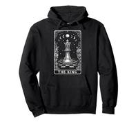 Carte de Tarot The King Chess Player Master Witchy Moon Sweat à Capuche