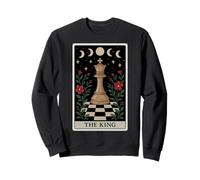 Carte de Tarot The King Chess Player Master Witchy Moon Sweatshirt