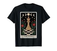 Carte de Tarot The King Chess Player Master Witchy Moon T-Shirt