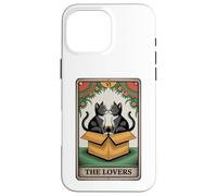 Carte de Tarot The Lovers Cats Cuddling Funny Cat Coque pour iPhone 16 Pro Max
