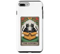 Carte de Tarot The Lovers Cats Cuddling Funny Cat Coque pour iPhone 7 Plus/8 Plus