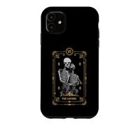 Carte de Tarot The Lovers Skull pour Homme et Femme Coque pour iPhone 11