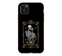 Carte de Tarot The Lovers Skull pour Homme et Femme Coque pour iPhone 11 Pro Max