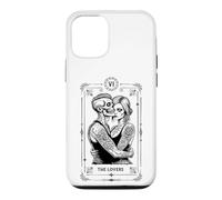 Carte de Tarot The Lovers Zombie Mariage Couple Saint-Valentin Coque pour iPhone 12/12 Pro