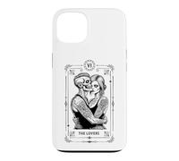 Carte de Tarot The Lovers Zombie Mariage Couple Saint-Valentin Coque pour iPhone 13