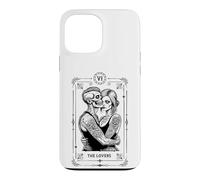 Carte de Tarot The Lovers Zombie Mariage Couple Saint-Valentin Coque pour iPhone 13 Pro Max