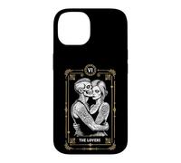 Carte de Tarot The Lovers Zombie Mariage Couple Saint-Valentin Coque pour iPhone 14