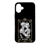 Carte de Tarot The Lovers Zombie Mariage Couple Saint-Valentin Coque pour iPhone 16 Plus