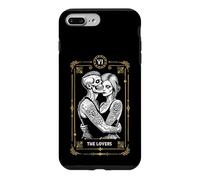 Carte de Tarot The Lovers Zombie Mariage Couple Saint-Valentin Coque pour iPhone 7 Plus/8 Plus