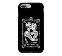Carte de Tarot The Lovers Zombie Mariage Couple Saint-Valentin Coque pour iPhone 7 Plus/8 Plus