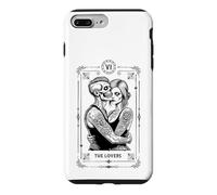 Carte de Tarot The Lovers Zombie Mariage Couple Saint-Valentin Coque pour iPhone 7 Plus/8 Plus