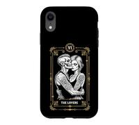 Carte de Tarot The Lovers Zombie Mariage Couple Saint-Valentin Coque pour iPhone XR
