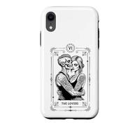 Carte de Tarot The Lovers Zombie Mariage Couple Saint-Valentin Coque pour iPhone XR