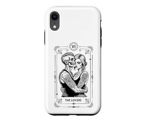 Carte de Tarot The Lovers Zombie Mariage Couple Saint-Valentin Coque pour iPhone XR
