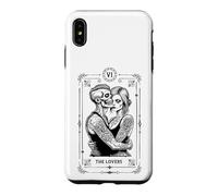 Carte de Tarot The Lovers Zombie Mariage Couple Saint-Valentin Coque pour iPhone XS Max