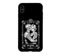 Carte de Tarot The Lovers Zombie Mariage Couple Saint-Valentin Coque pour iPhone XS Max