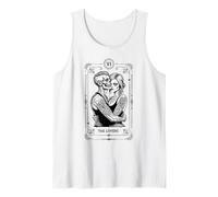 Carte de Tarot The Lovers Zombie Mariage Couple Saint-Valentin Débardeur