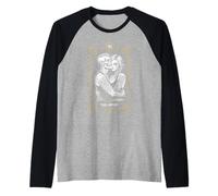Carte de Tarot The Lovers Zombie Mariage Couple Saint-Valentin Manche Raglan