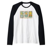 Carte de Tarot The Moon The Star The Sun Manche Raglan