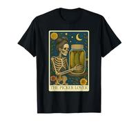 Carte de Tarot The Pickle Lover - Squelette Amusant - pour Homme et Femme T-Shirt