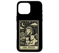Carte de Tarot The Pride Lion Family African Big Five Coque pour iPhone 16 Pro Max