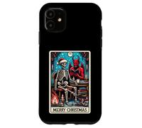 Carte de Tarot The Reader at Christmas et X-Mas Krampus Devil Coque pour iPhone 11