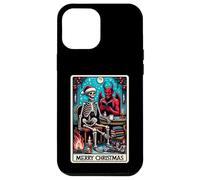 Carte de Tarot The Reader at Christmas et X-Mas Krampus Devil Coque pour iPhone 12 Pro Max