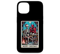 Carte de Tarot The Reader at Christmas et X-Mas Krampus Devil Coque pour iPhone 13