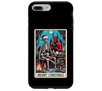 Carte de Tarot The Reader at Christmas et X-Mas Krampus Devil Coque pour iPhone 7 Plus/8 Plus
