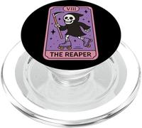 Carte de Tarot The Reaper Roller Skating PopSockets PopGrip pour MagSafe