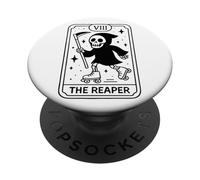 Carte de Tarot The Reaper Skater VIII PopSockets PopGrip Adhésif