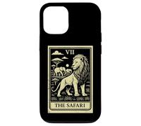 Carte de Tarot The Safari Lion Elephant African Big Five Coque pour iPhone 12/12 Pro