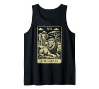 Carte de Tarot The Safari Lion Elephant African Big Five Débardeur