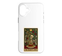 Carte de Tarot The Spaghetti Lover Pasta Coque pour iPhone 16 Plus