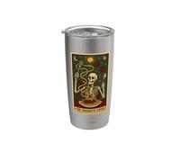 Carte de tarot The Spaghetti Lover Pasta Gobelet isotherme en acier inoxydable double paroi