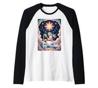 Carte de tarot The Star - For Spiritual Dreamers Celestial Hope Manche Raglan