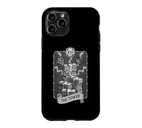 Carte de Tarot The Tower Dollar Money Dark Astrology Coque pour iPhone 11 Pro