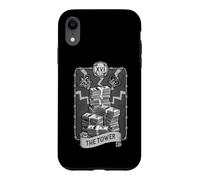 Carte de Tarot The Tower Dollar Money Dark Astrology Coque pour iPhone XR