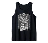 Carte de Tarot The Tower Dollar Money Dark Astrology Débardeur
