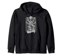 Carte de Tarot The Tower Dollar Money Dark Astrology Sweat à Capuche
